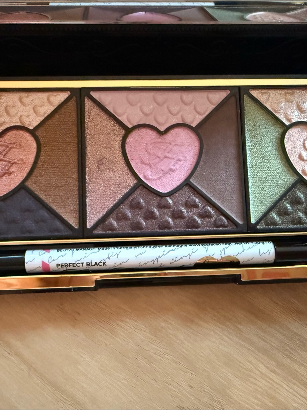 NIB Too Faced Eyeshadow Palette in Pink, Brown & Gold Tones